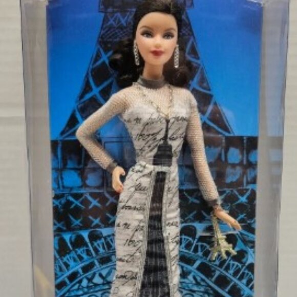 Barbie Collector Dolls of the World Eiffel Tower Doll 2009 Mattel T3771 - Picture 2 of 2